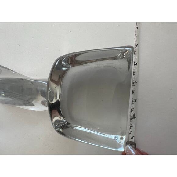 Signed Daum France Crystal Flame Sculpture 16" JL - Picture 7 of 7